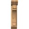 Ekena Millwork Merced Slat Rough Sawn Bracket w/ Offset Brace, Western Red Cedar, 6"W x 20"D x 28"H BKT0604X20X28MRC06RWR - alternate 4